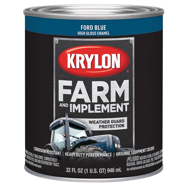 Krylon Farm & Implement Paint - Ford Blue, Qt